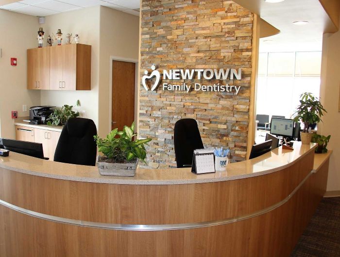Newtown Family Dentistry Reception